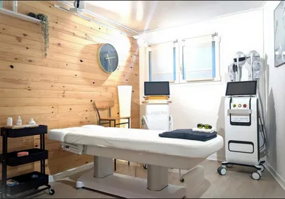 Cabine d'épilation laser équipée à l'Institut Le Men-Dû